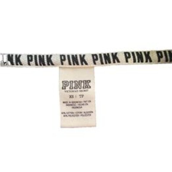 Victoria's Secret PINK Gray V-Neck 3/4 Sleeve T-Shirt - Size XS - Picture 2 of 3